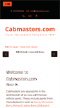 Mobile Screenshot of cabmasters.com